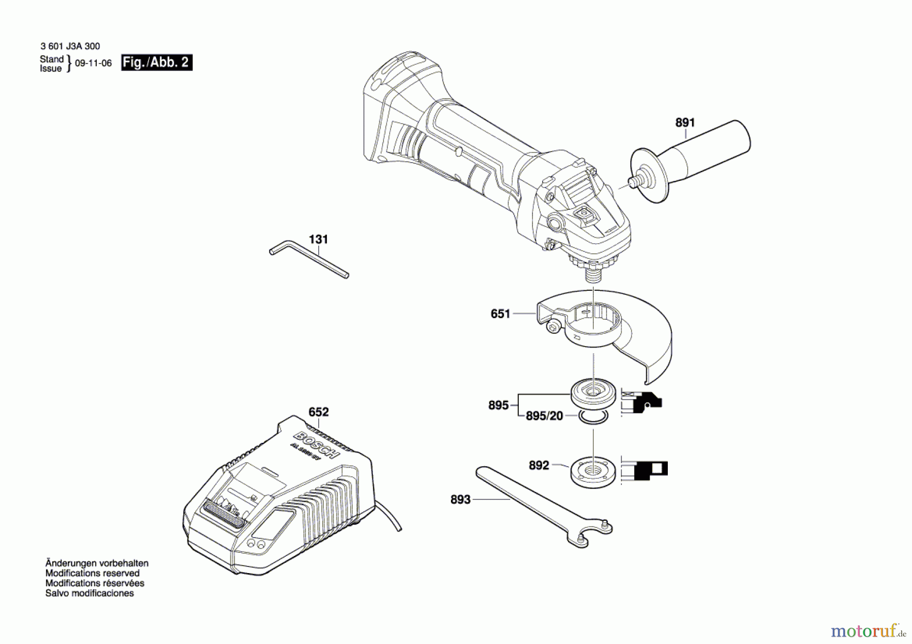  Bosch Akku Werkzeug Akku-Winkelschleifer GWS 18 V-LI Seite 2
