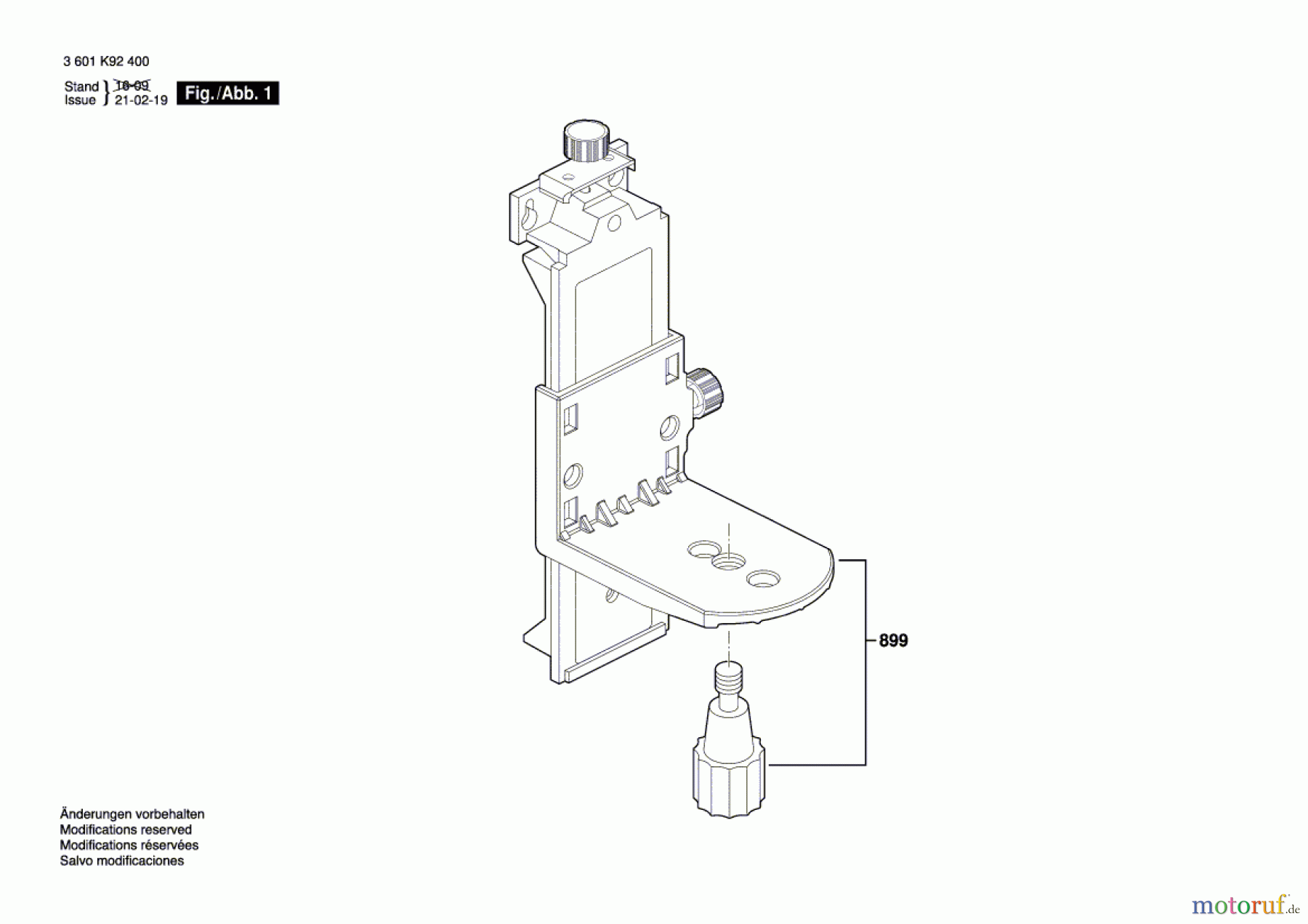  Bosch Werkzeug Befestigungsbügel WM4 Seite 1