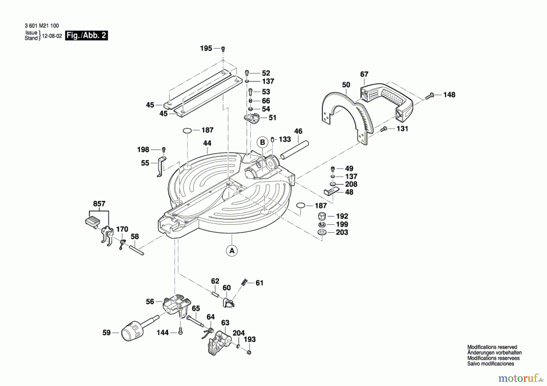  Bosch Werkzeug Kapp-/Gehrungssäge GCM 12 JL Seite 2