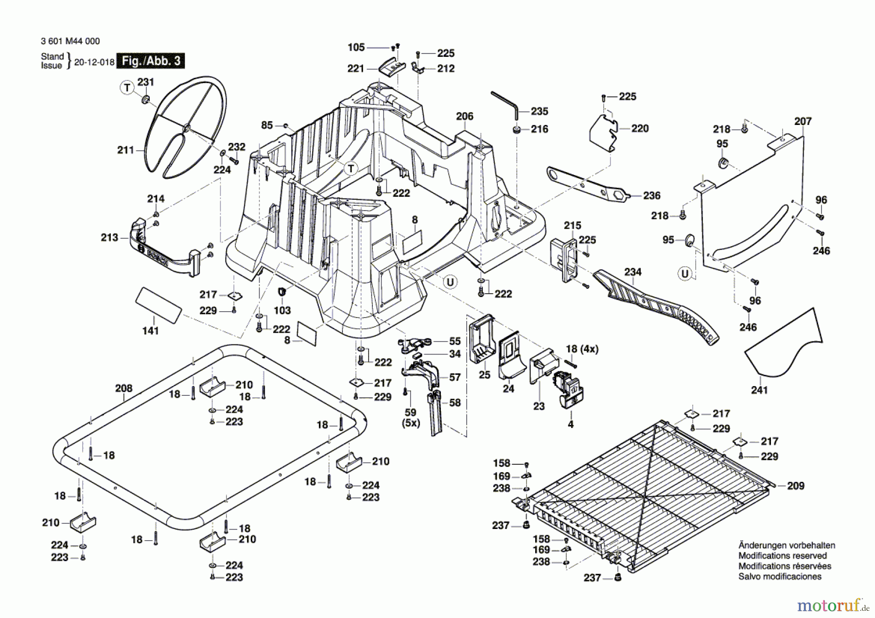  Bosch Werkzeug Tischkreissäge GTS 18V-216 Seite 3