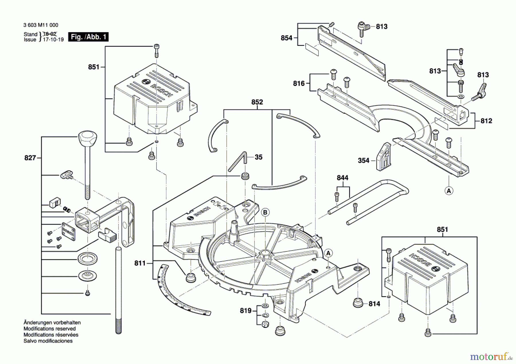  Bosch Werkzeug Kapp-/Gehrungssäge PCM 8 SD Seite 1