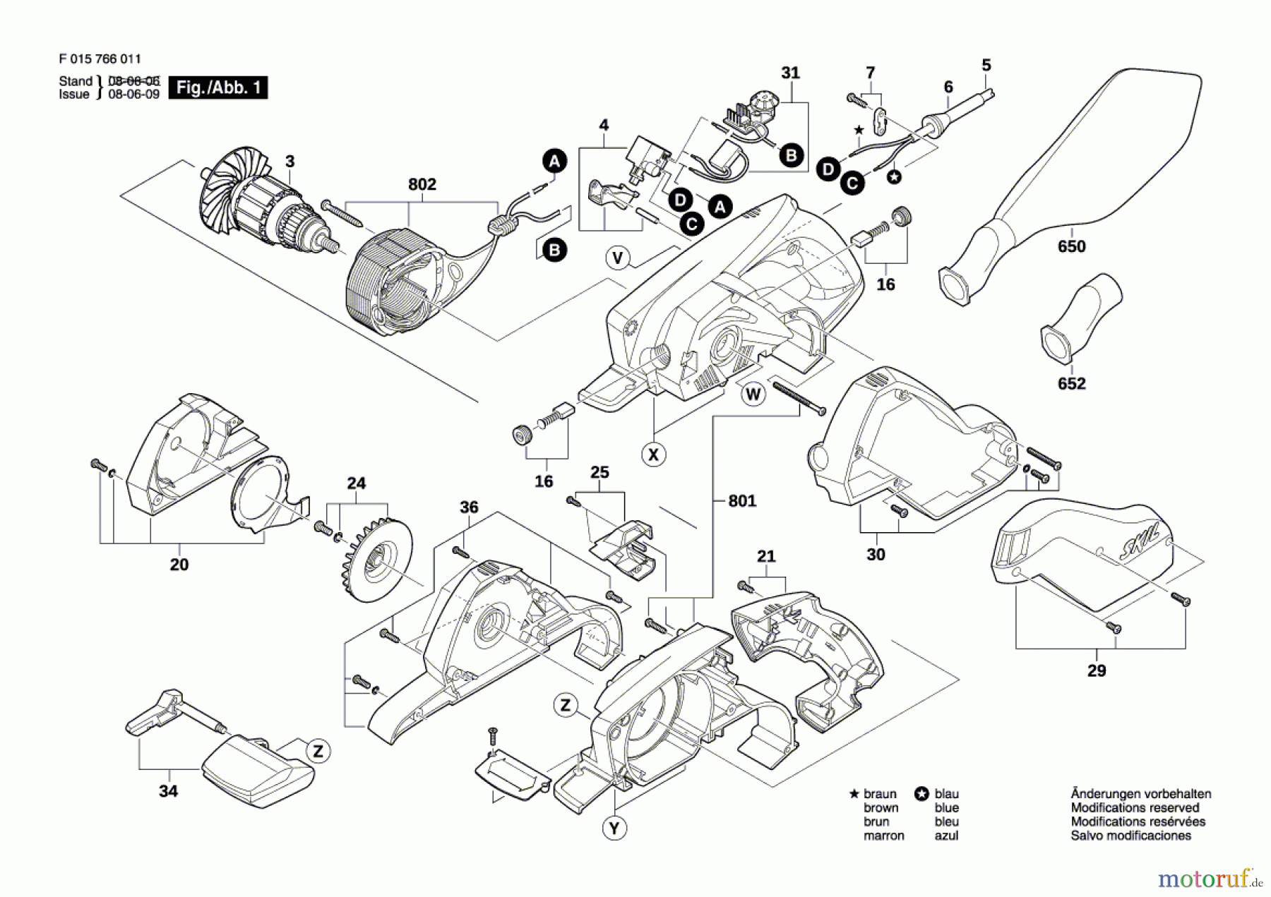  Bosch Werkzeug Bandschleifer 7660 Seite 1