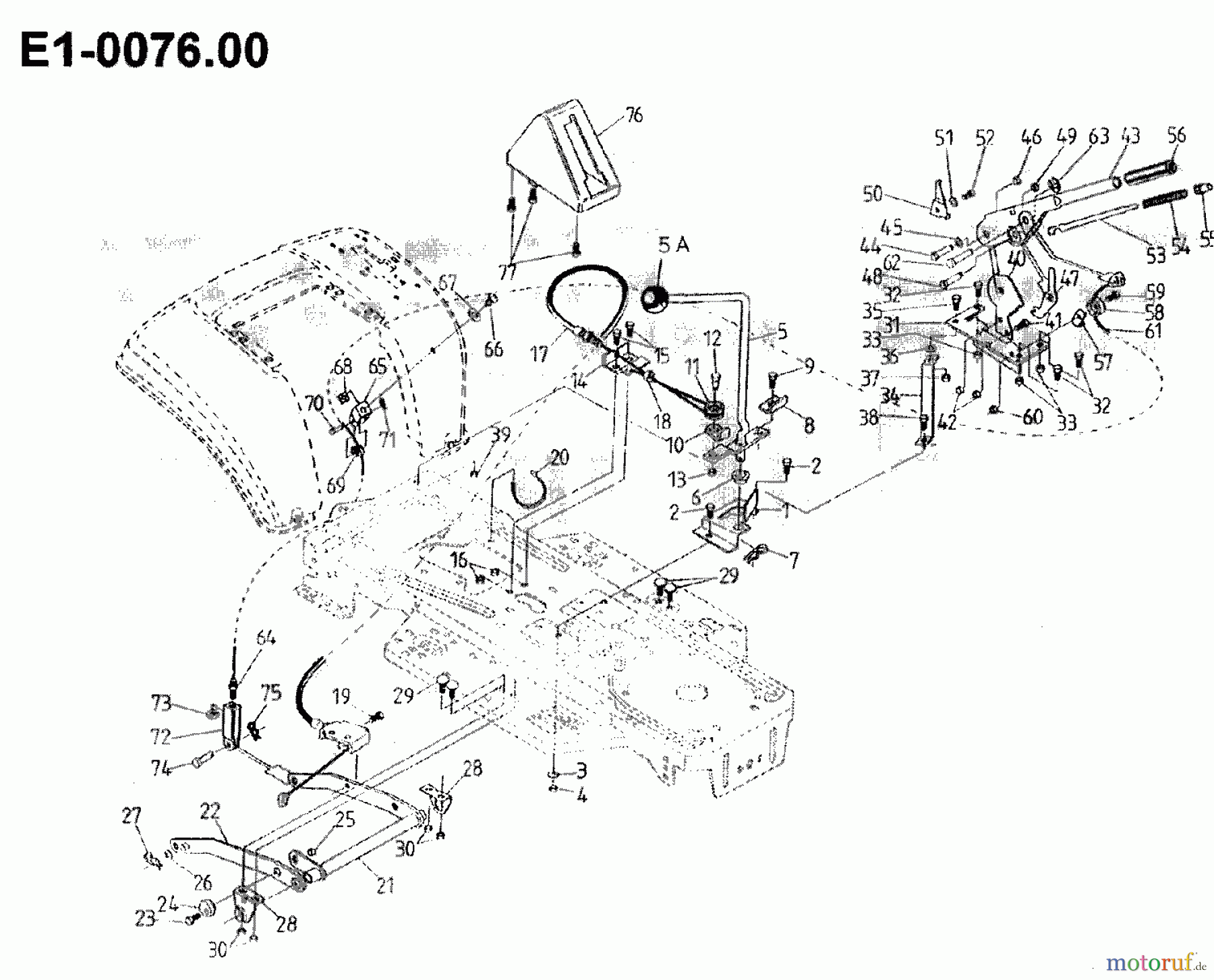  Gutbrod Tracteurs de pelouse 1114 AWS 00097.01  (1992) Relevage plateau de coupe
