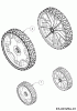 Cub Cadet SC 100 HW 11A-B9M5710 (2018) Spareparts Wheels