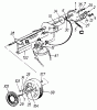 Yard-Man YM 5518 S 12A-648V643 (1998) Spareparts Gearbox, Wheels