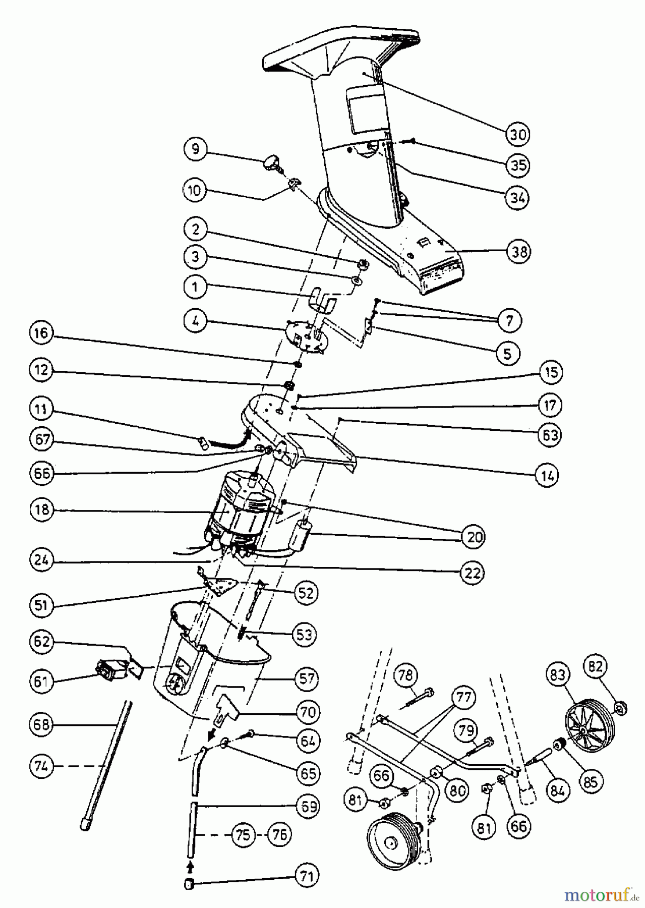  Gutbrod Chipper GH 180 E 24A-713L604  (1999) Basic machine