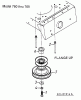 Mastercut 20/102 13DU764N659 (2000) Spareparts Engine pulley