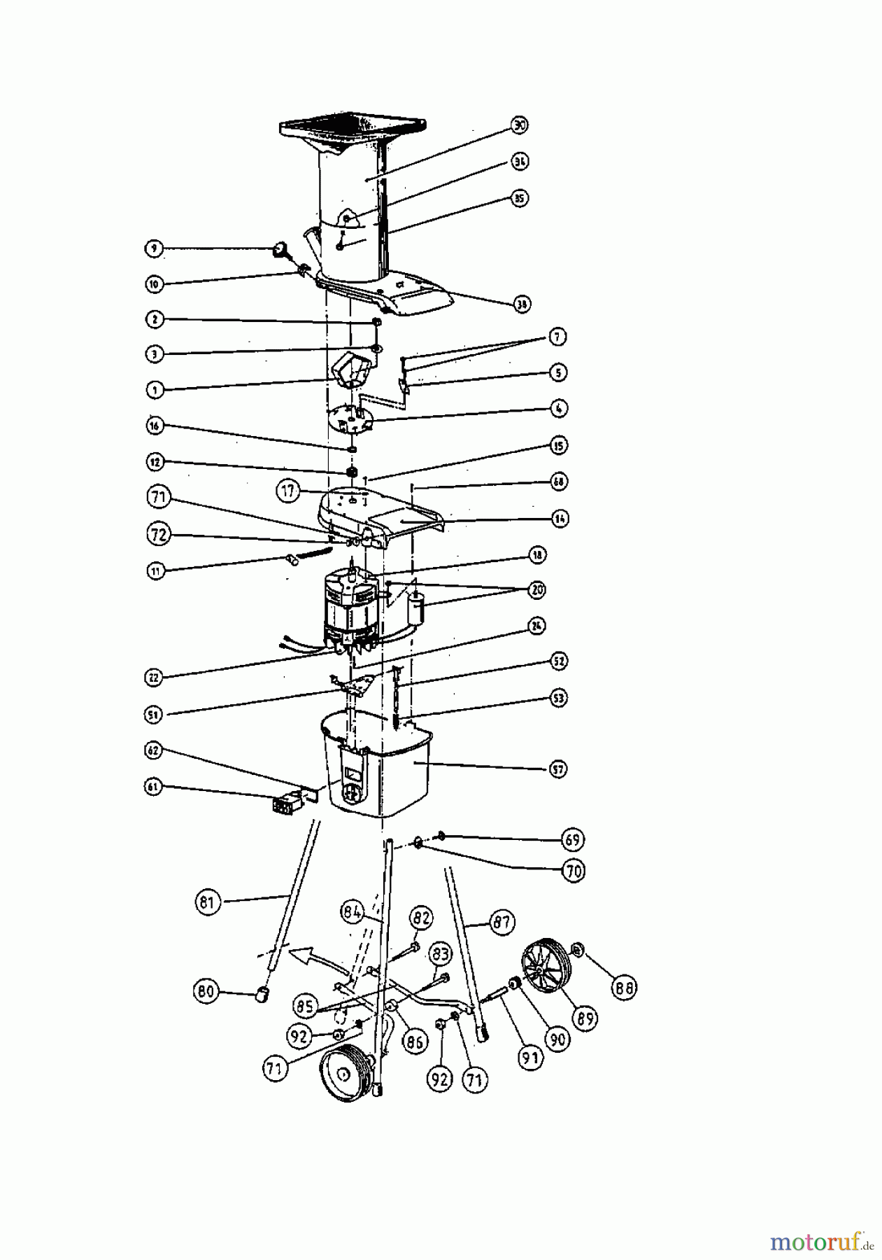  Gutbrod Chipper GH 150 ER 24A-715G604  (1999) Basic machine