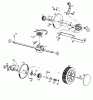 Floraself 4046 BLRE 12BET12Y668 (1999) Spareparts Gearbox, Wheels