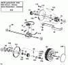 MTD GES 45 C 12B-T38V678 (2000) Spareparts Gearbox