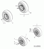 MTD Pinto 13B6064-600 (2002) Spareparts Wheels