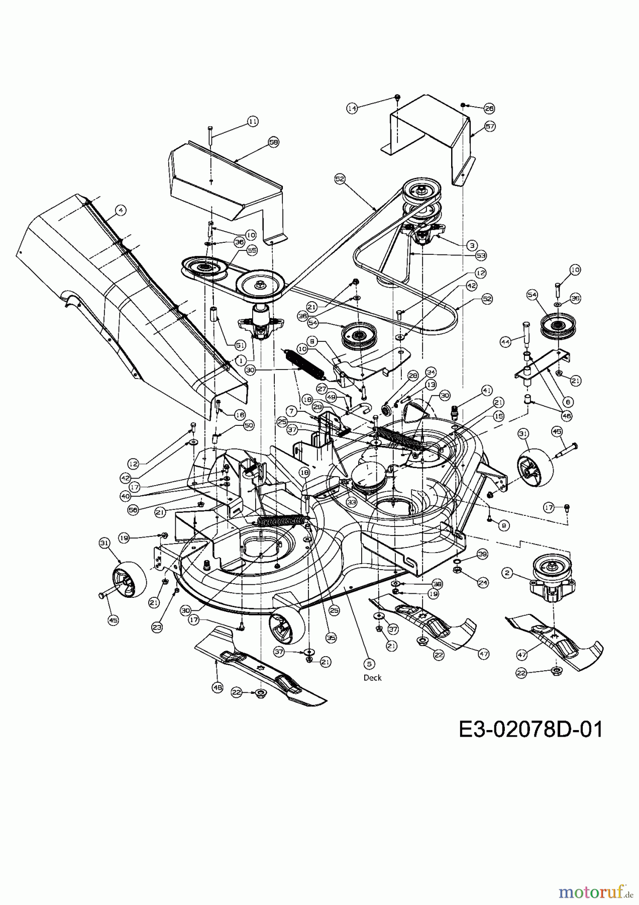  Massey Ferguson Rasentraktoren MF 48-25 RD 13BI51CJ695  (2008) Mähwerk J (48