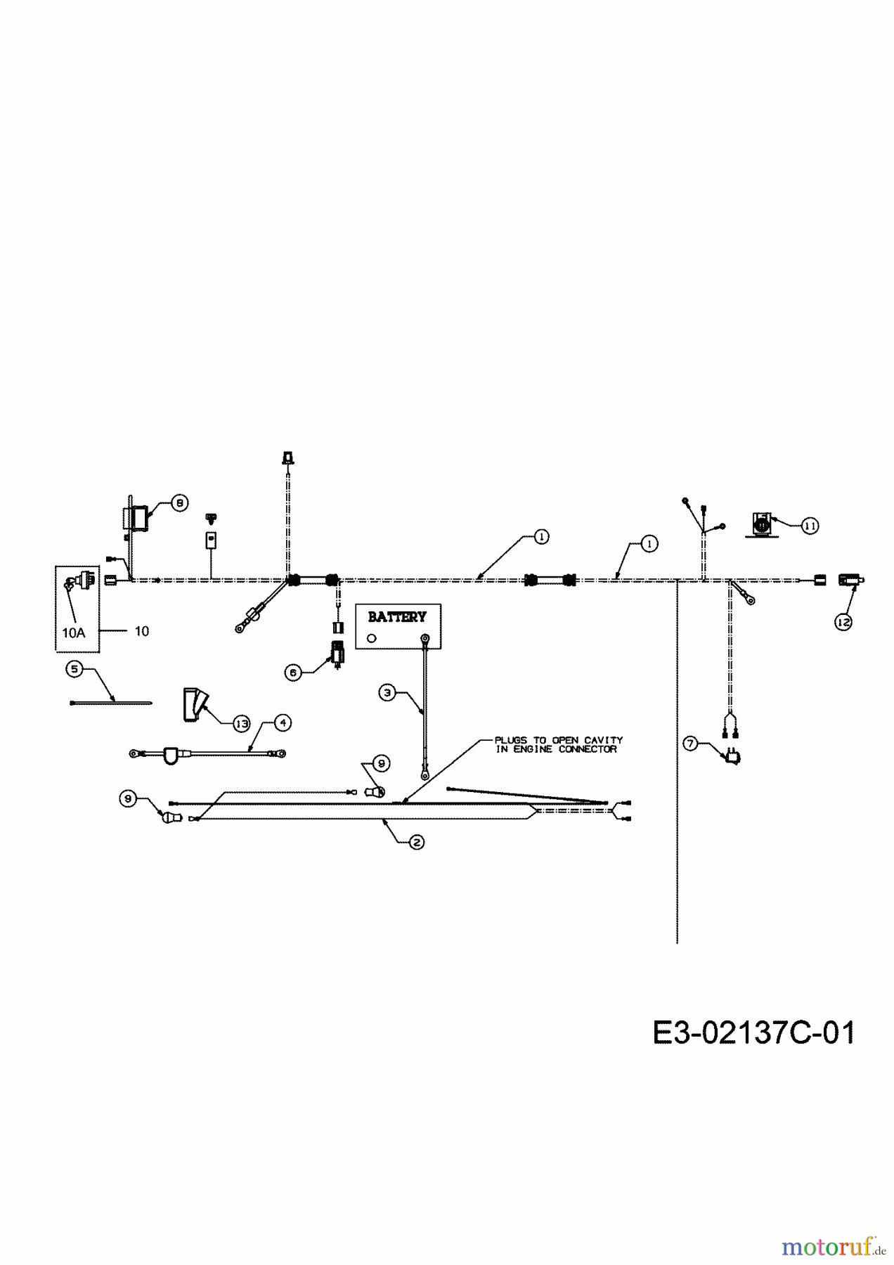  Edenparc Lawn tractors Edenparc 135/96 13DH479F608  (2007) Electric parts