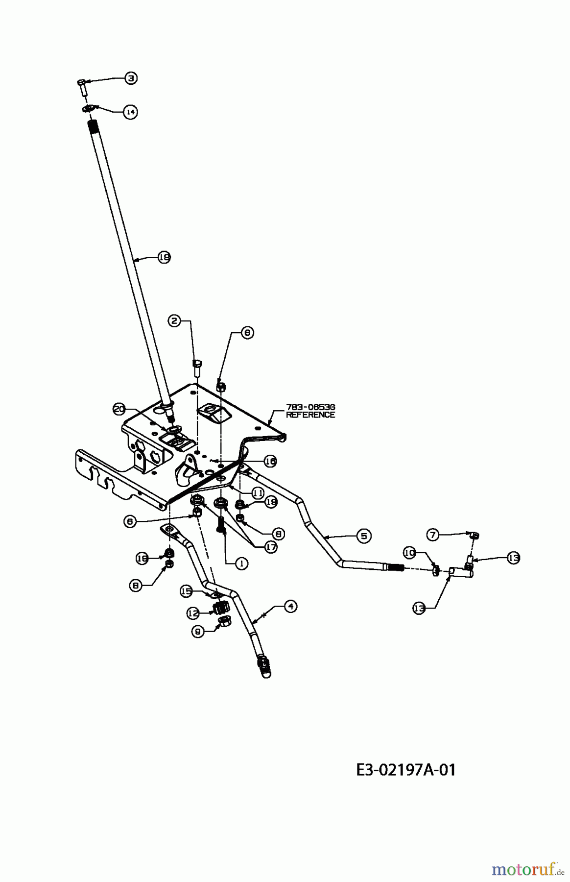  MTD Garden tractors G 200 14AQ808H678  (2004) Steering