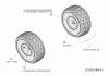 MTD 175/107 13AN660G752 (2004) Spareparts Front wheels 15x6