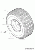 MTD 17.5/42 13AN775S308 (2017) Spareparts Rear wheels 20x8