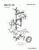 MTD BM 87-35 25A-FM0G678 (2010) Spareparts Drive system, Wheels