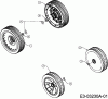 MTD 48 SPKM 12A-167D676 (2008) Spareparts Wheels
