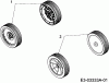 Mastercut SP 53 O 12BV84MF657 (2007) Spareparts Wheels