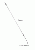 Troy-Bilt TB 6553 HWM 12AD568G609 (2007) Spareparts Control cable brake