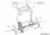 Wolf-Garten A 460 AVHWIS 12ARTV7E650 (2017) Listas de piezas de repuesto y dibujos Rear baffle, Handle bracket