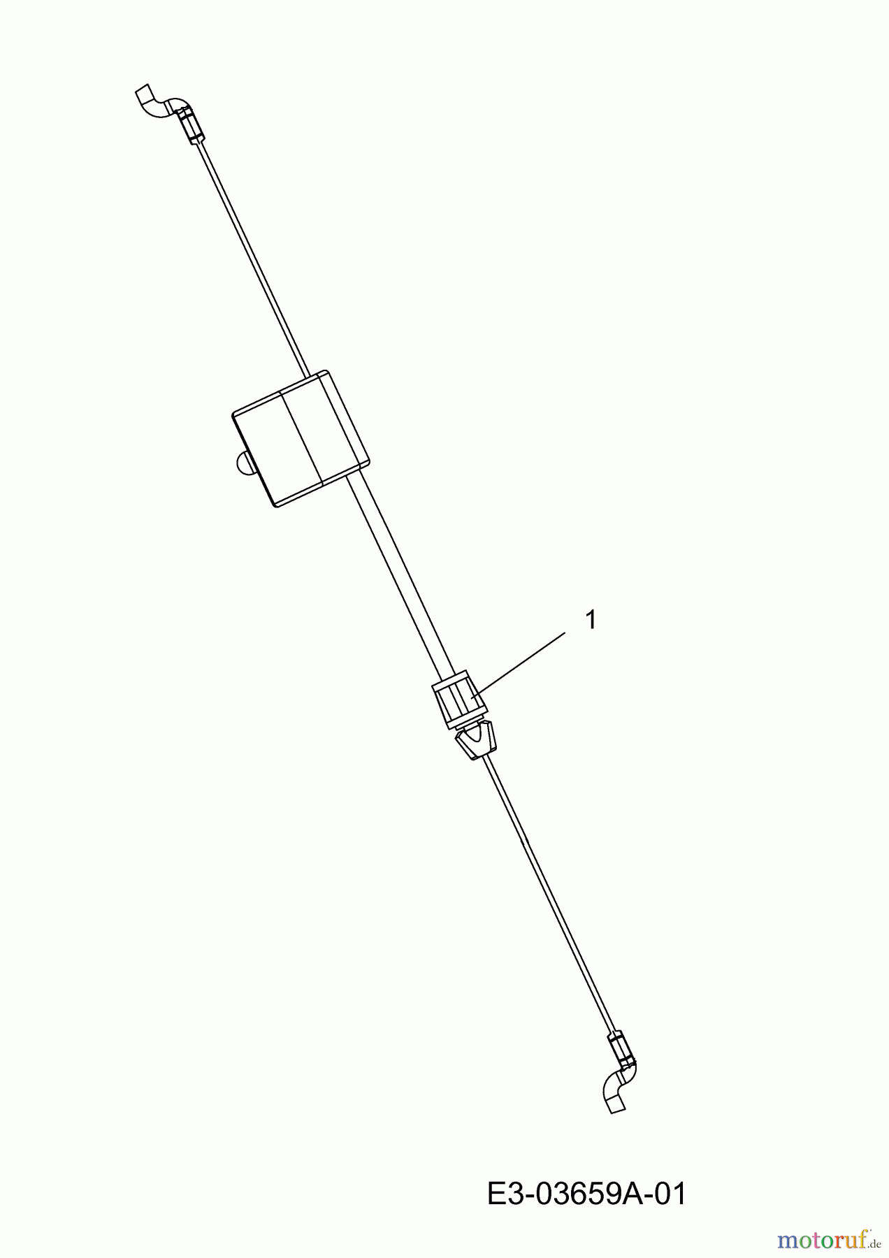  Wolf-Garten Petrol mower WA 46 11A-TU5N650  (2017) Control cable brake
