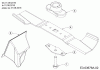 Mr.Gardener HW 46 B 11A-TN5C629 (2016) Spareparts Blade, Blade adapter, Mulch plug to 31.08.2016