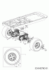 MTD P 220 HZ-S 17AF2ACS678 (2014) Spareparts Drive system, Rear wheels 18x8,5-8