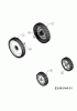 MTD SPK 53 HW 12AI867D678 (2008) Spareparts Wheels serial no. ...K...