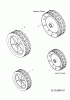 MTD Opti 3813 18D-S0F-600 (2010) Spareparts Wheels