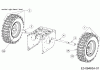 WOLF-Garten Expert Expert 6690 HD 31AY55SX650 (2014) Spareparts Wheels