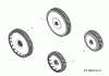 Cub Cadet CC 48 E HW 18A-11K-603 (2013) Spareparts Wheels