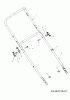 Wolf-Garten Ambition 53 AHW 12A-858R650 (2011) Spareparts Handle