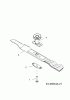 Mr.Gardener HWD 5553 TH 12A-85CQ629 (2011) Spareparts Blade, Blade adapter