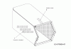 Yard-Man YM 6521 SPHWB 12A-B28T643 (2011) Spareparts Grass bag
