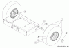 Troy-Bilt CS 4325 24B-424M766 (2017) Spareparts Wheels