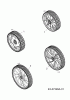 WOLF-Garten Expert Expert 46 B 11B-K15E650 (2014) Spareparts Wheels