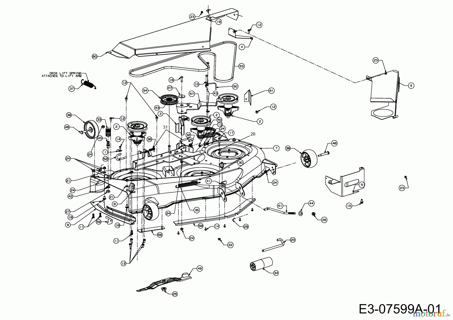  Massey Ferguson Rasentraktoren MF 50-25 SD 13AI92CP695  (2012) Mähwerk P (50