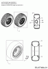 Cub Cadet GTX 2100 14A-3GE-603 (2012) Spareparts Wheels 16x6.5 / 23x10.5 from 03.08.2010 to 08.08.2011