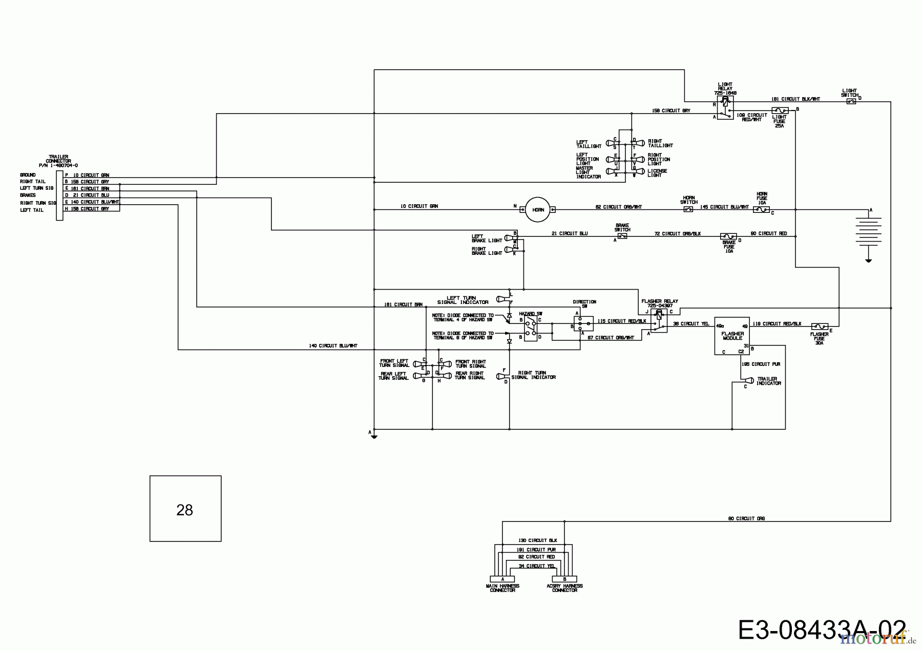 Wiring Diagram For Massey Ferguson 135 Tractor from www.motoruf.com