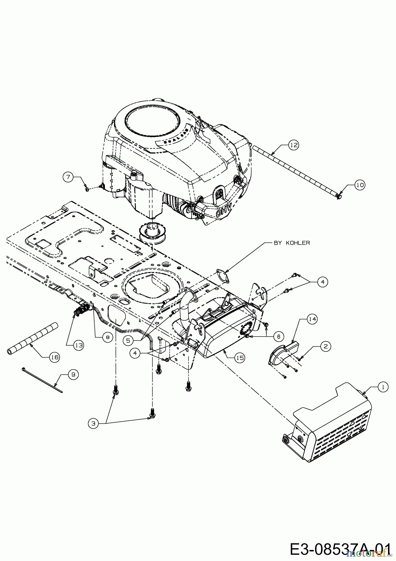  Cub Cadet Lawn tractors LTX 1042 13AX91AS330  (2012) Engine accessories