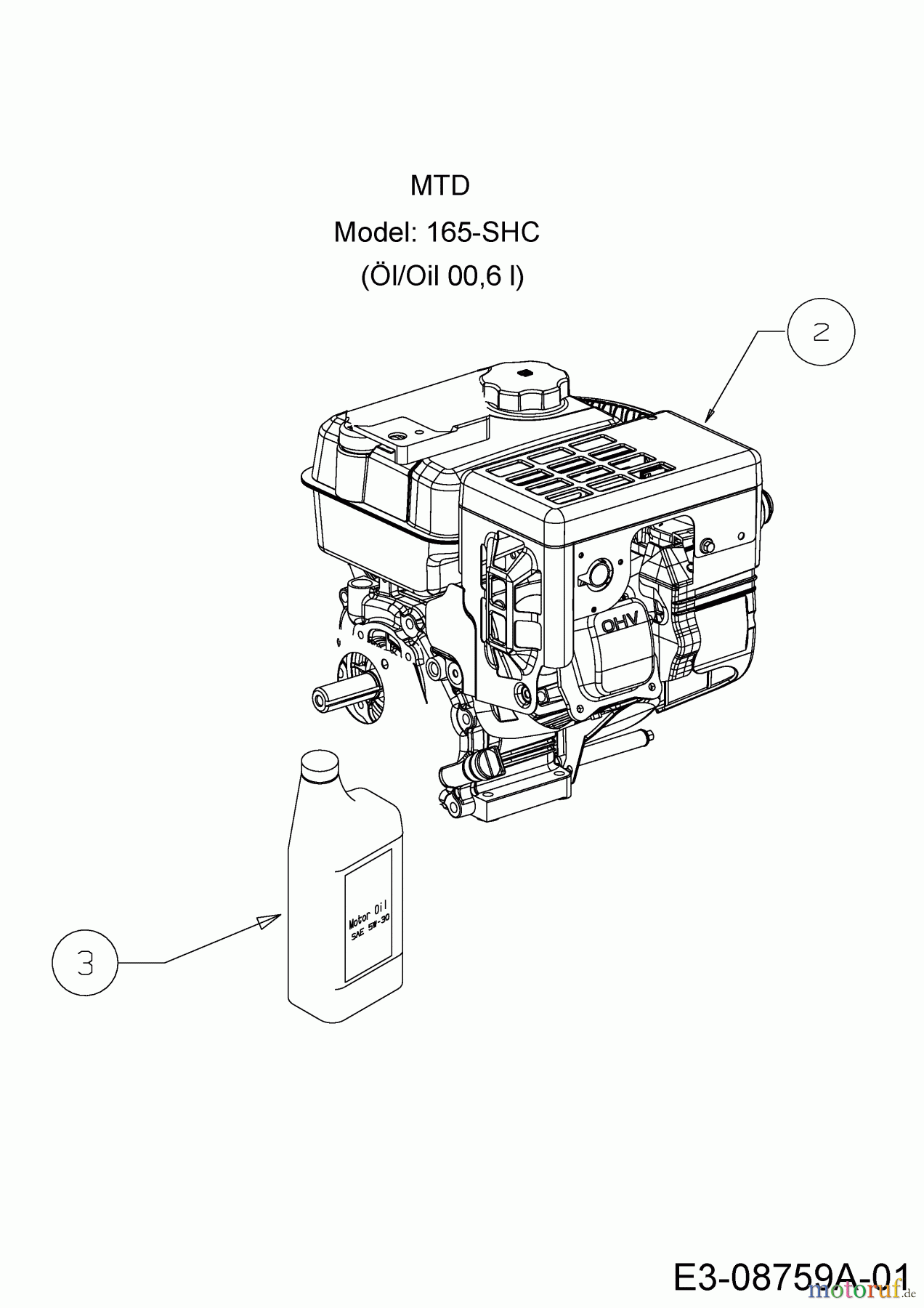  MTD Snow throwers M 56 31B-32AD678  (2013) Engine MTD