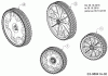 Troy-Bilt TB 130 11A-B2AQ311 (2016) Spareparts Wheels to 30.10.2016