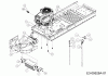 Cub Cadet RZT L 42 17BMCACS603 (2016) Spareparts Choke- and throttle control, Engine accessories