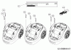Robomow RX12U (White) PRD9001YW (2017) Spareparts Robo-Tool, Screws
