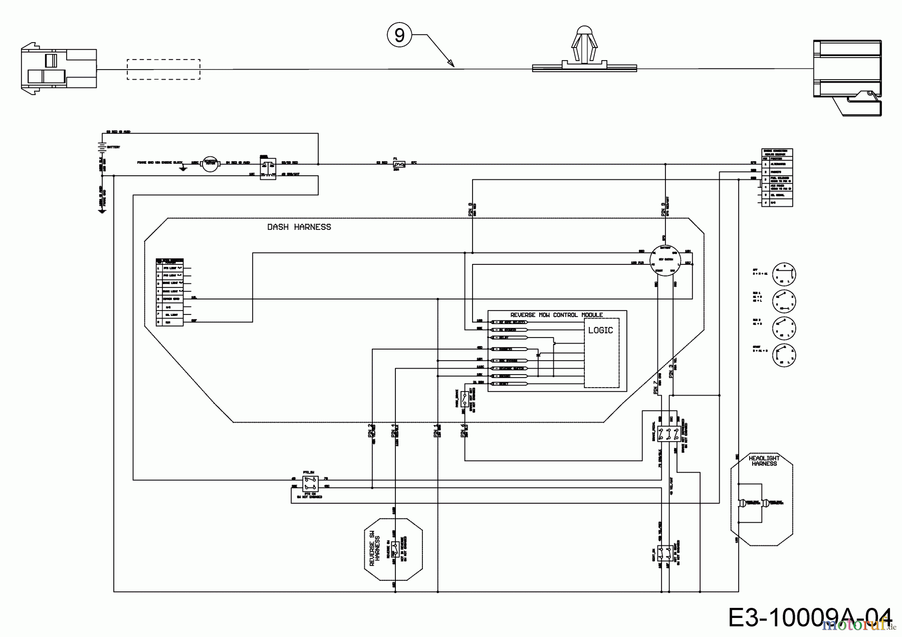 Cub Cadet 1330 Wiring Diagram from www.motoruf.com