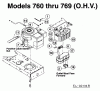 Fleurelle AMH 1450 13DP769N619 (2003) Listas de piezas de repuesto y dibujos Engine accessories