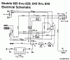 MTD G 185 14AI848H678 (2000) Spareparts Wiring diagram