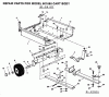 MTD Accessories Blower Mow-Vac 501885 (2003) Spareparts Utility cart