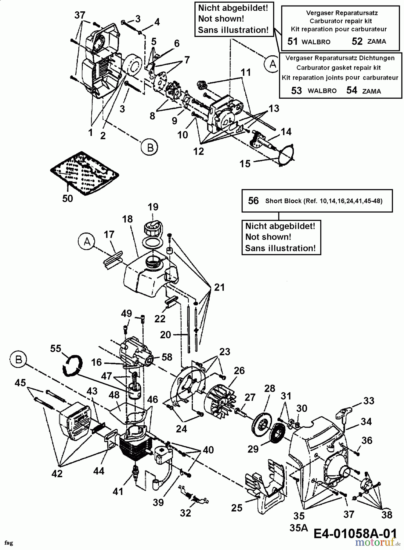  MTD Brush cutter 700 41AD700G678  (2003) Engine